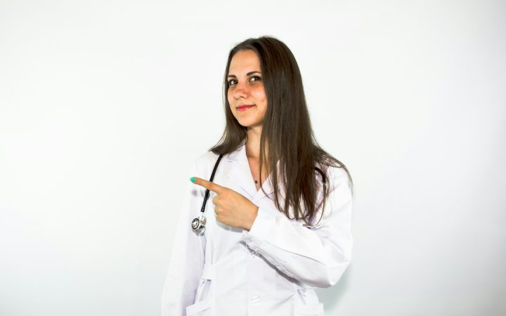 Doctor performing a routine health checkup